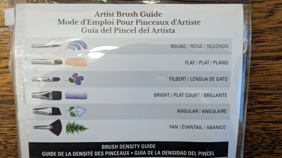 BNIP Royal & Langnickel Paintbrushes - 12 brushes - black taklon image indicator(3)