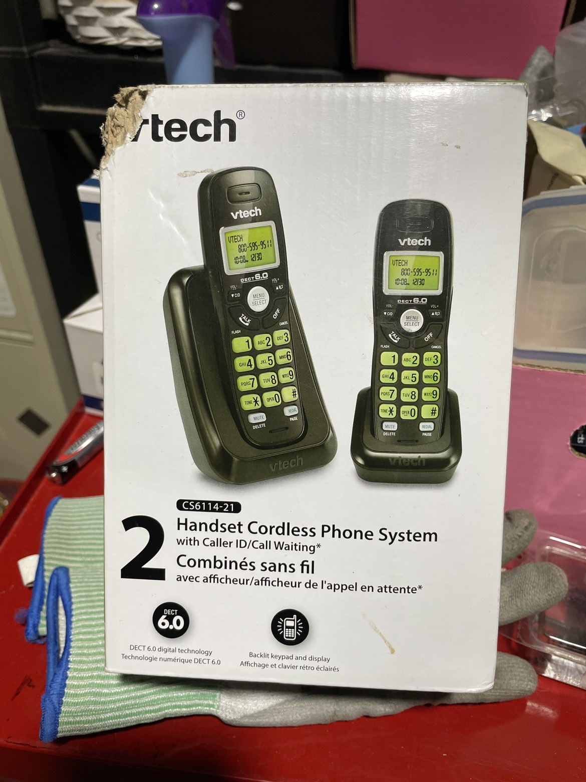 Handset cordless phone system. thumbnail