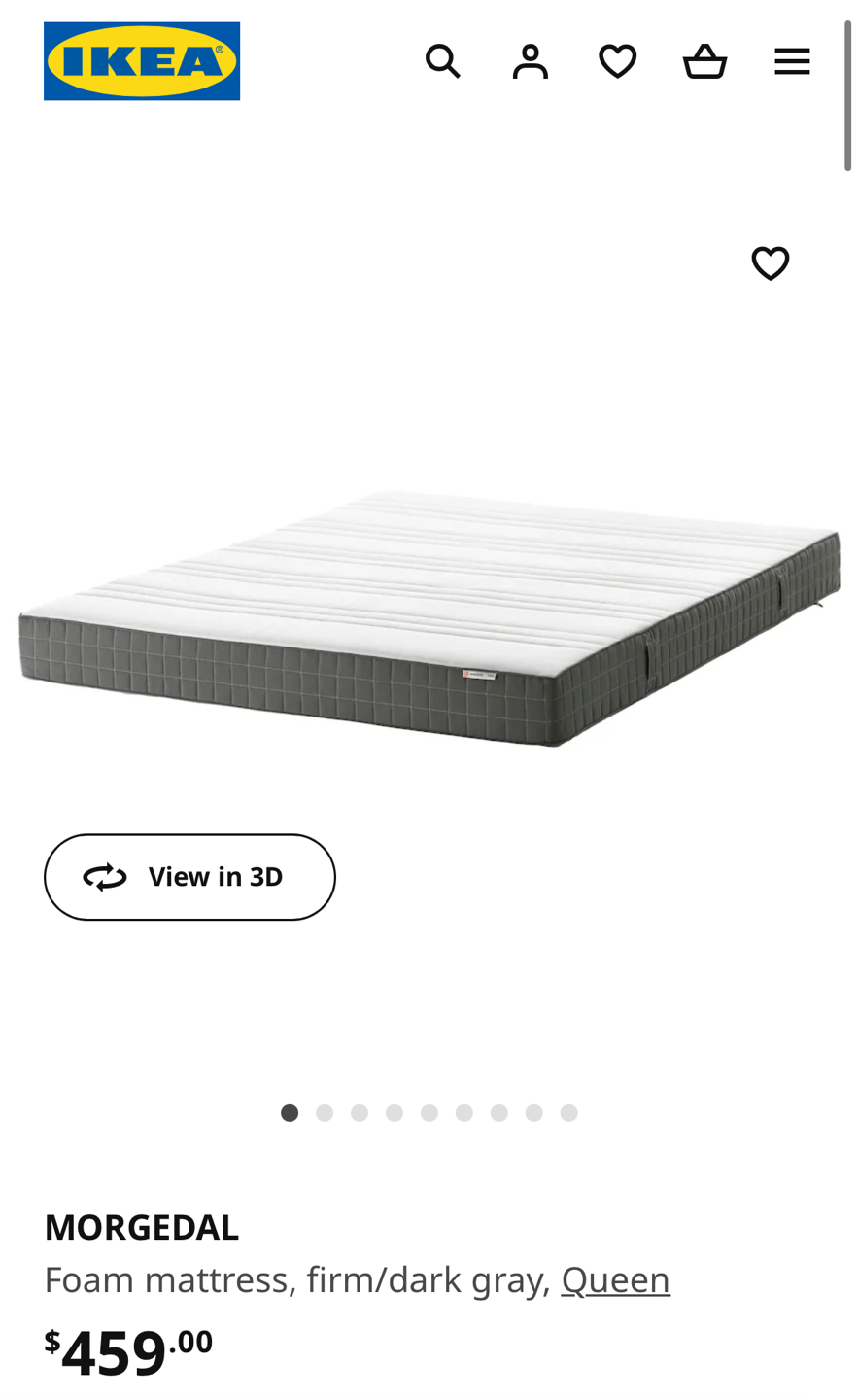 IKEA Mattress Queen size Morgedal, Good condition