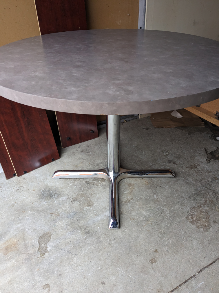 Round table grey - photo 2