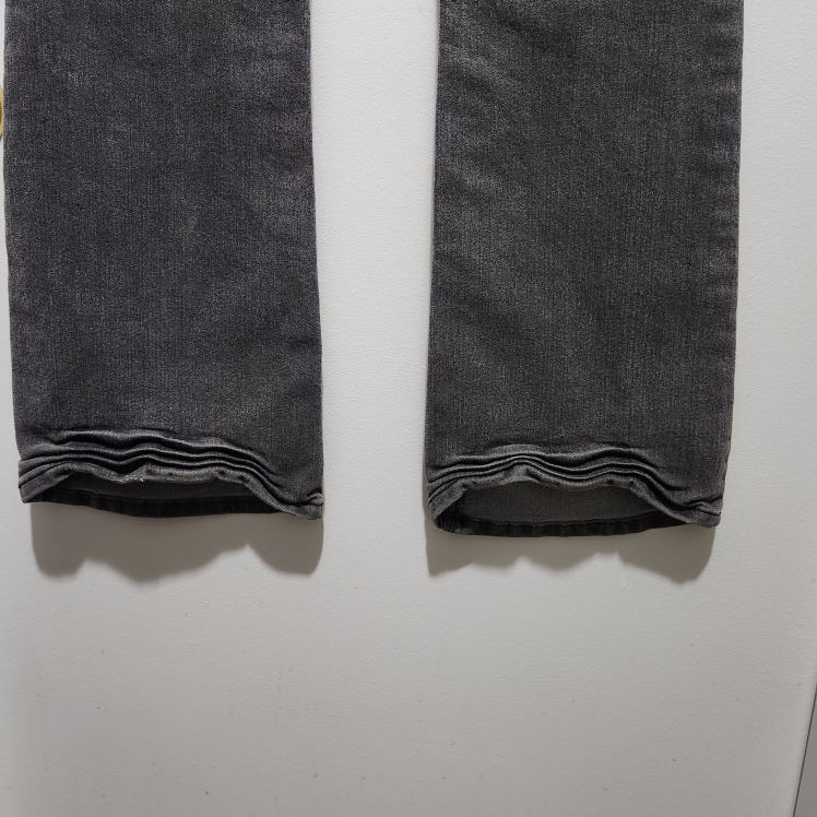 Woman's Faded Black Jeans - photo 4
