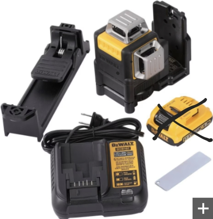 Dewalt self leveling level (no battery.) - photo 3