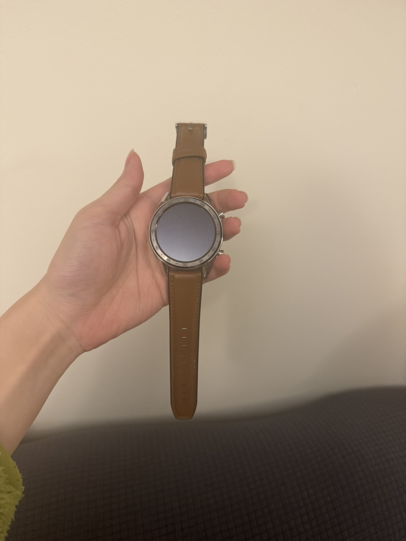 Huawei Watch GT 46mm brown leather strap - photo 2
