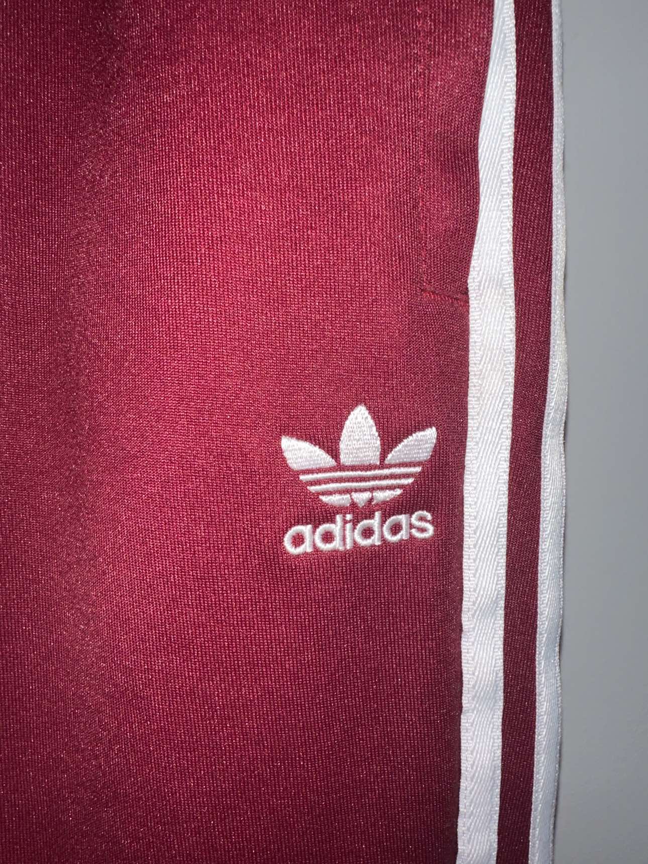 Adidas burgundy track pants (S) - photo 2