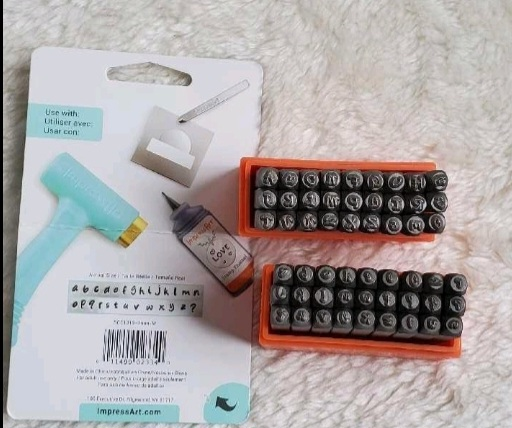 ImpressArt's Bridgette letter stamps