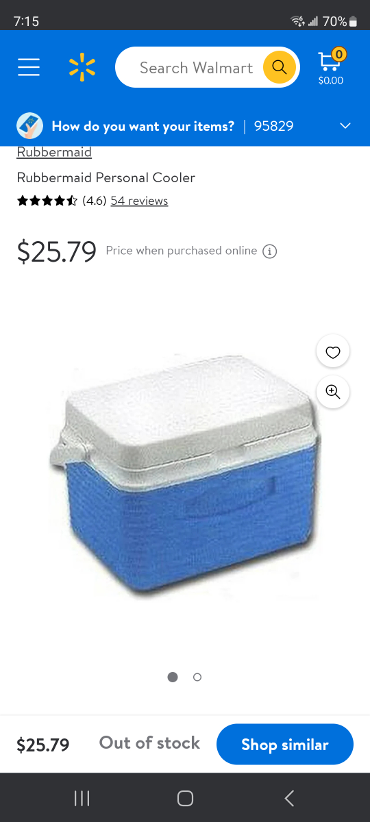 New Rubbermaid Personal Cooler image indicator(5)