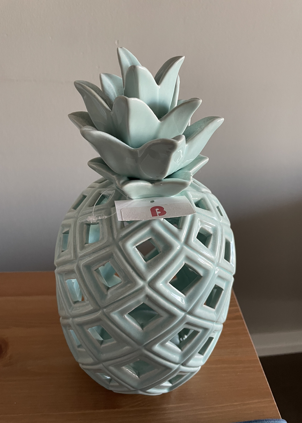 Home Ceramic Pineapple Decoration, Green