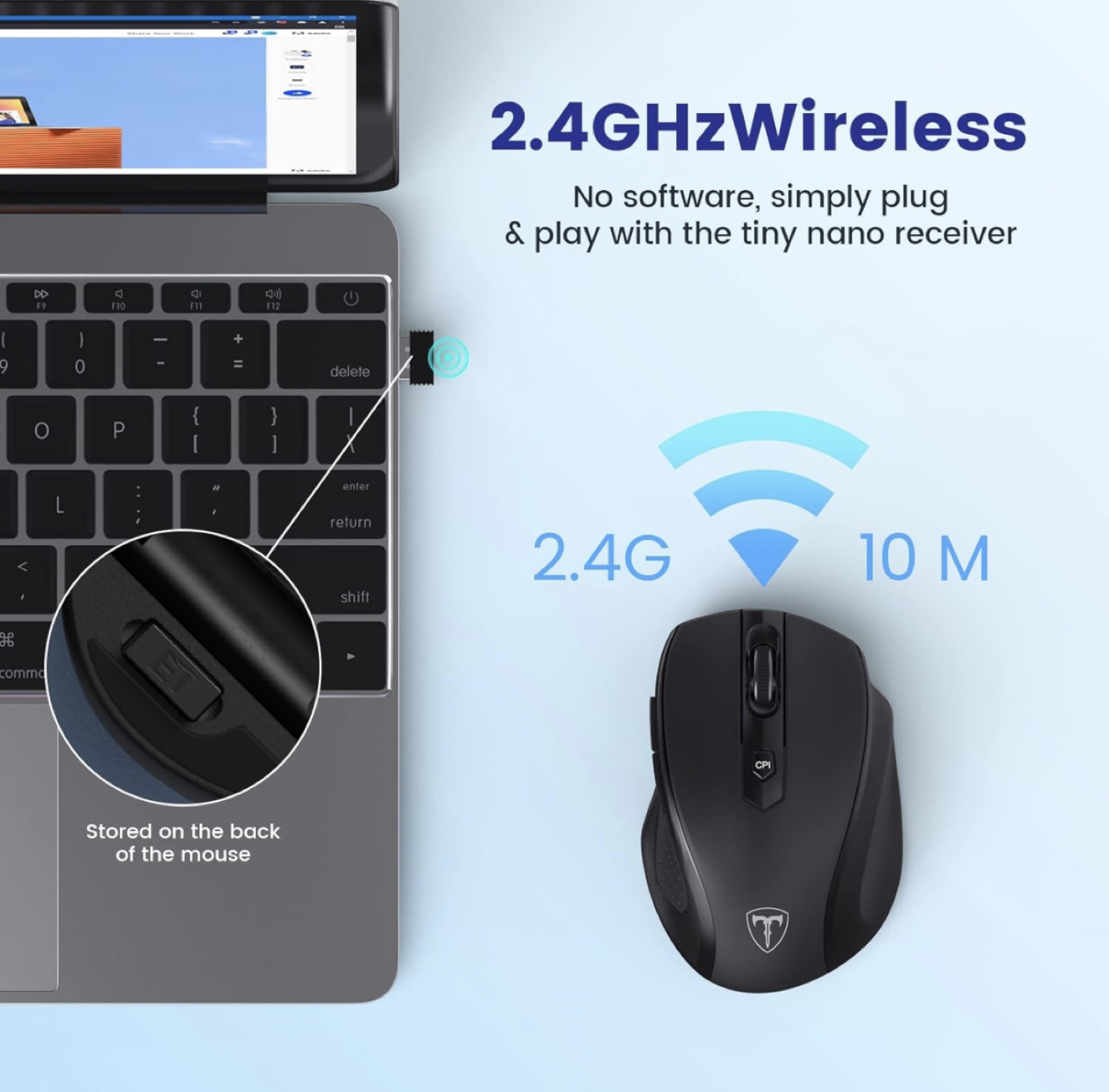 Brand new wireless mouse image indicator(3)