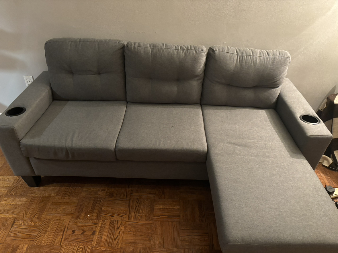 Couch / sofa with chaise lounge thumbnail