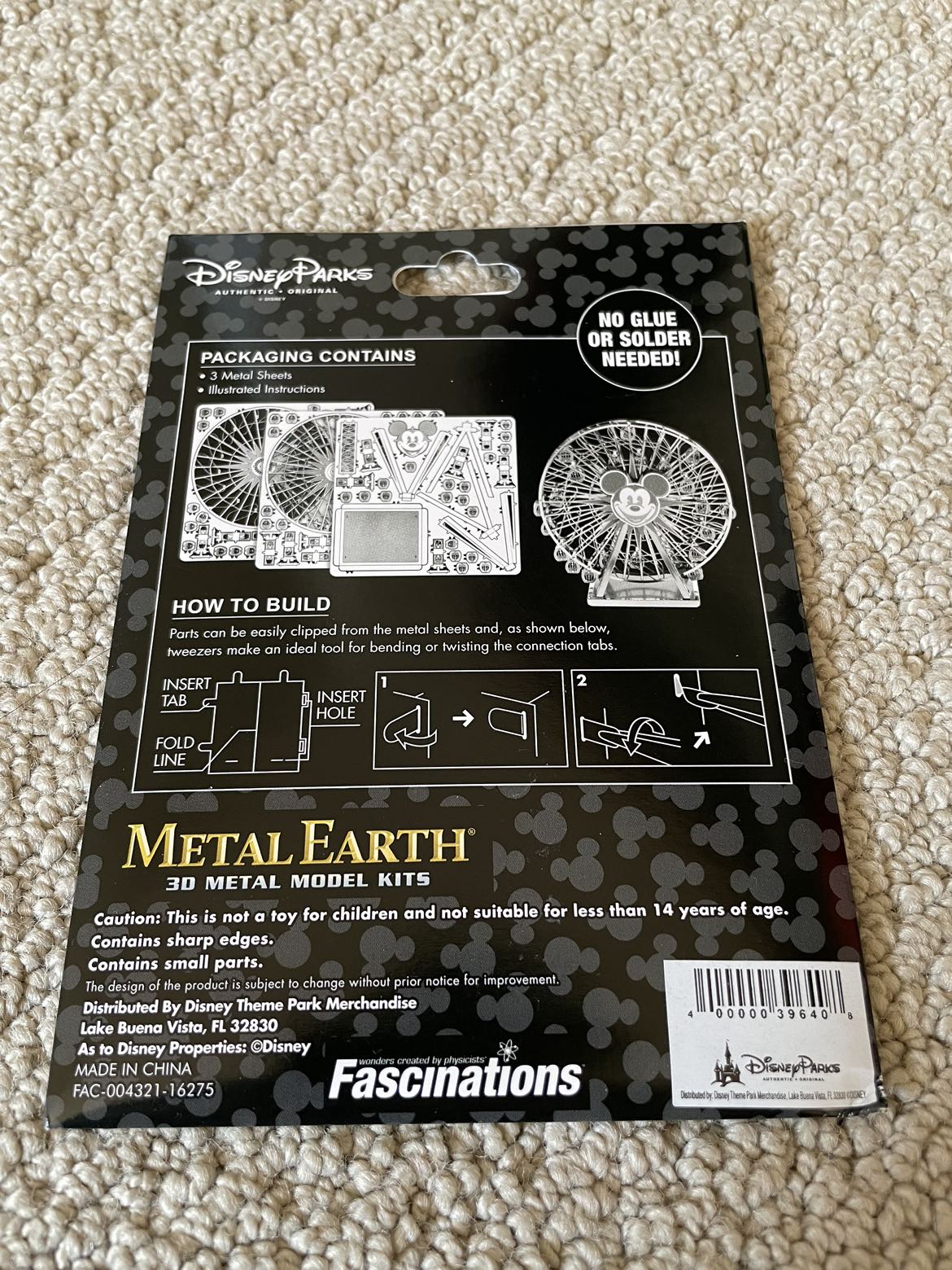 Metal Earth - Mickey’s Fun Wheel - photo 2