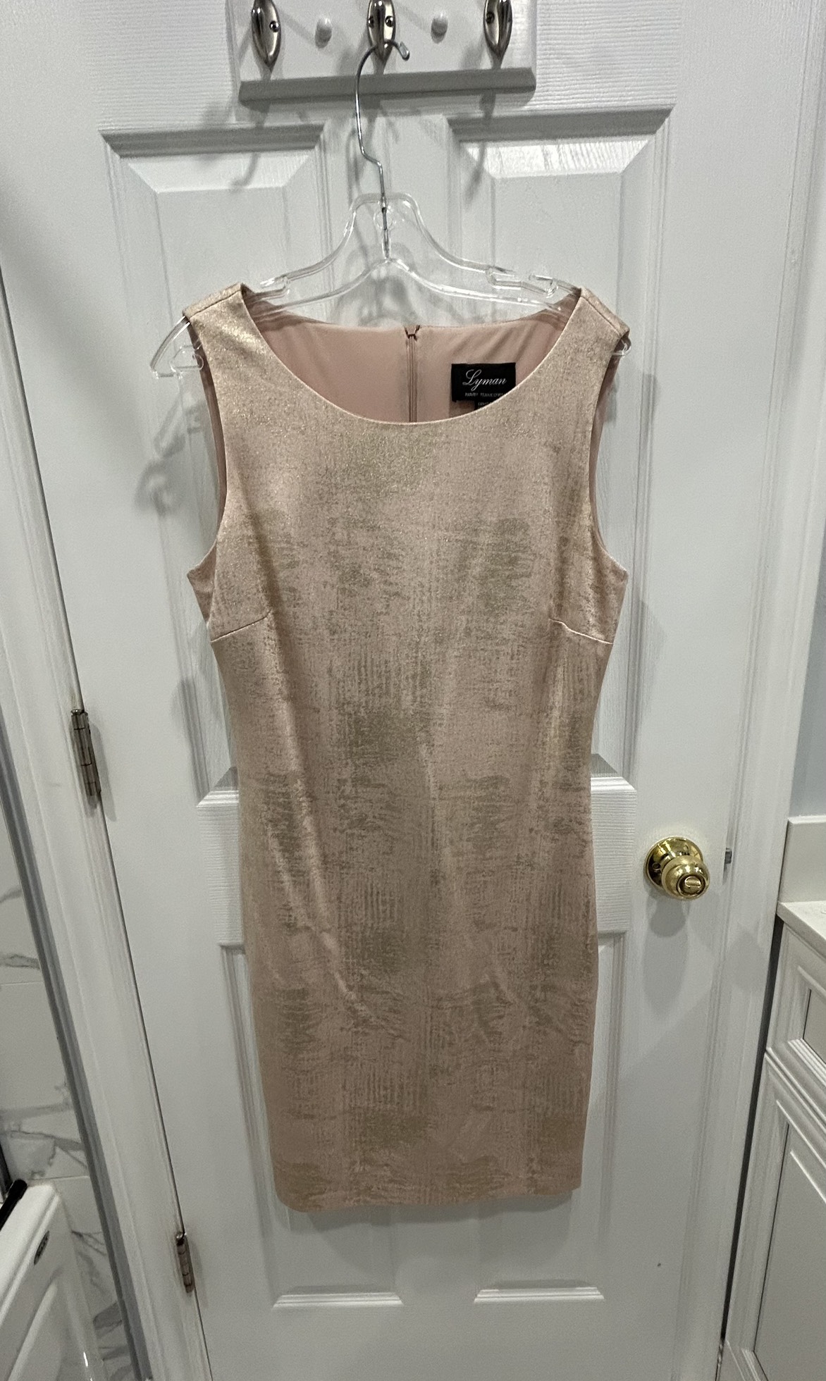 Rose gold dress with design thumbnail