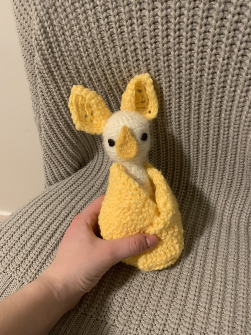 Crocheted bat plush #freecycle image indicator(2)