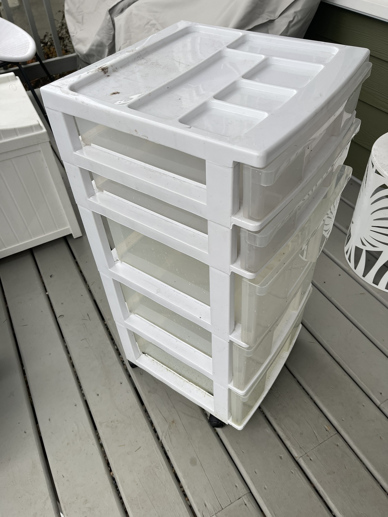 5-drawer storage container on wheels! Very useful #freecycle