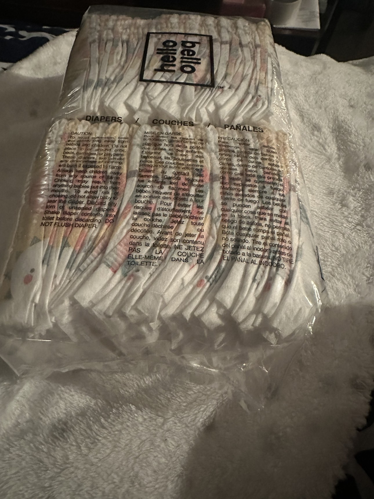 Hello bello newborn diapers -unopened pack of 48pcs image indicator(3)