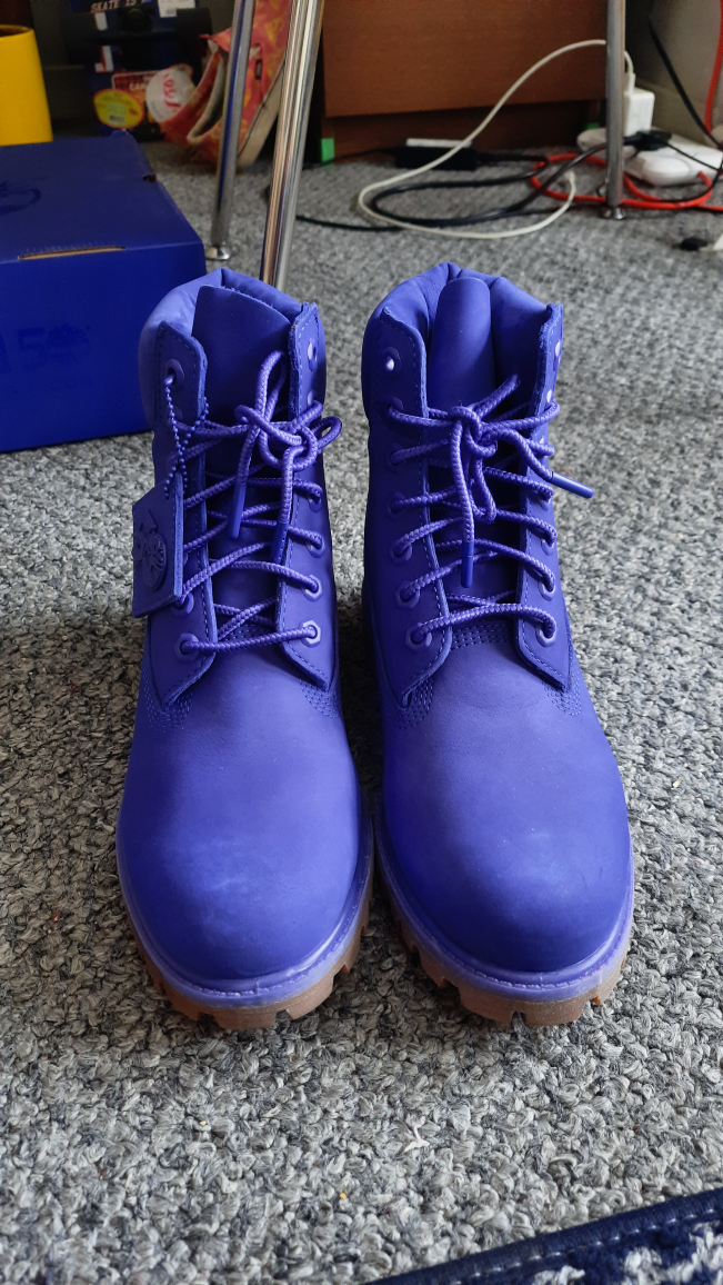 Brand New Limited Edition Blue Timberland Premeium Boots. - photo 4