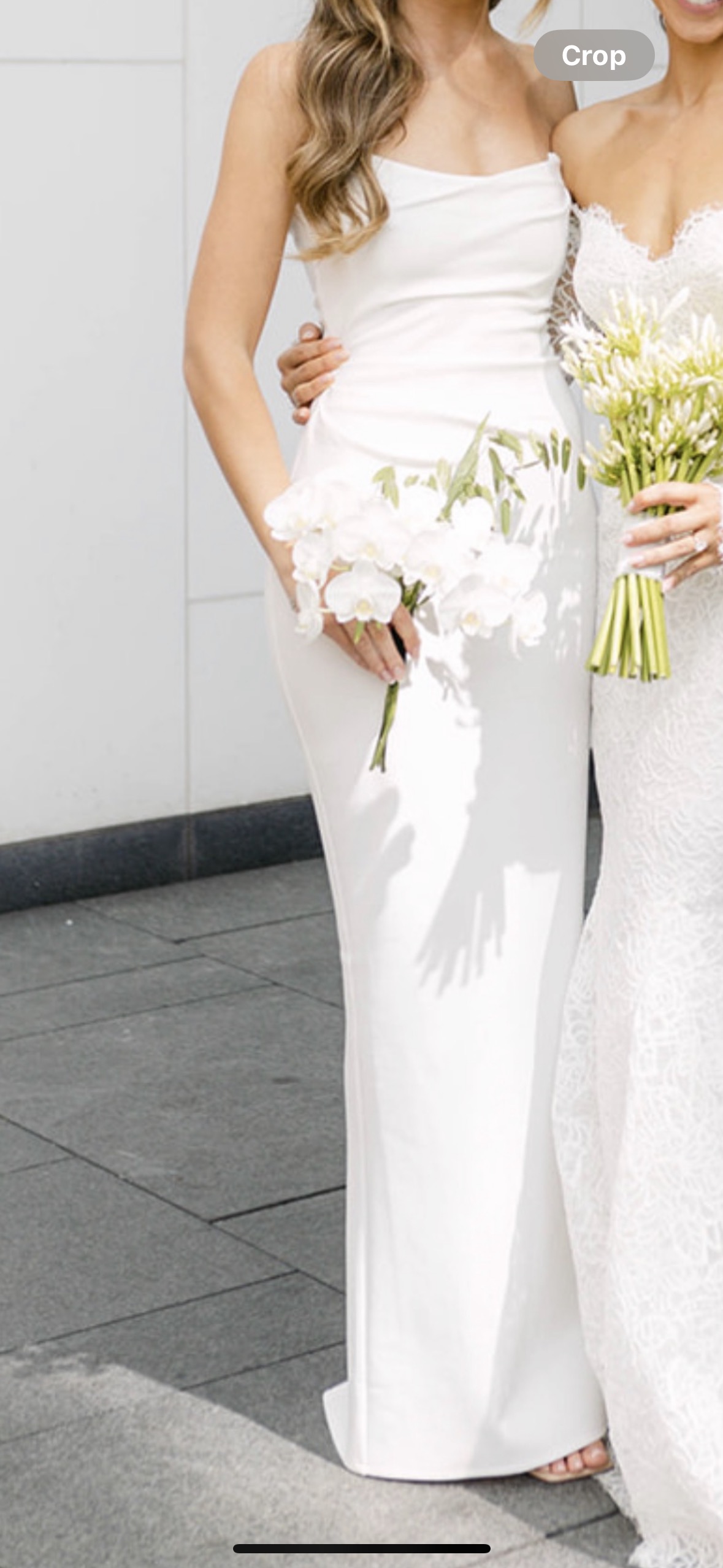 Michael Costello x Revolve Briggs Gown, Ivory colour, Size XS thumbnail