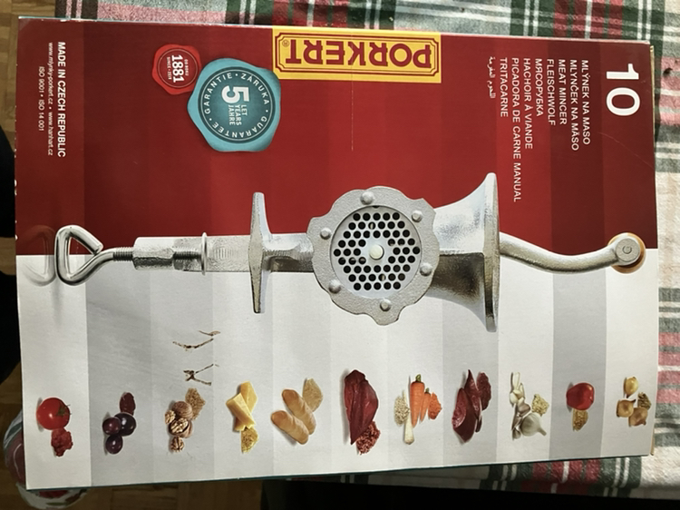Porkert Meat Grinder