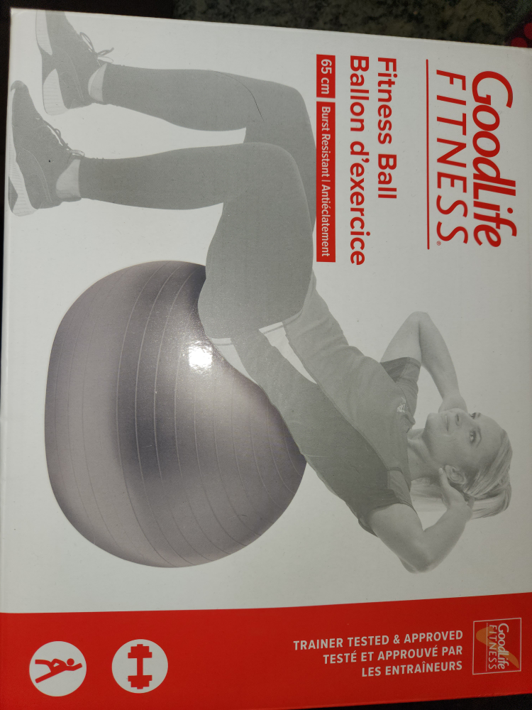 goodlife fitness ball 65 cm thumbnail