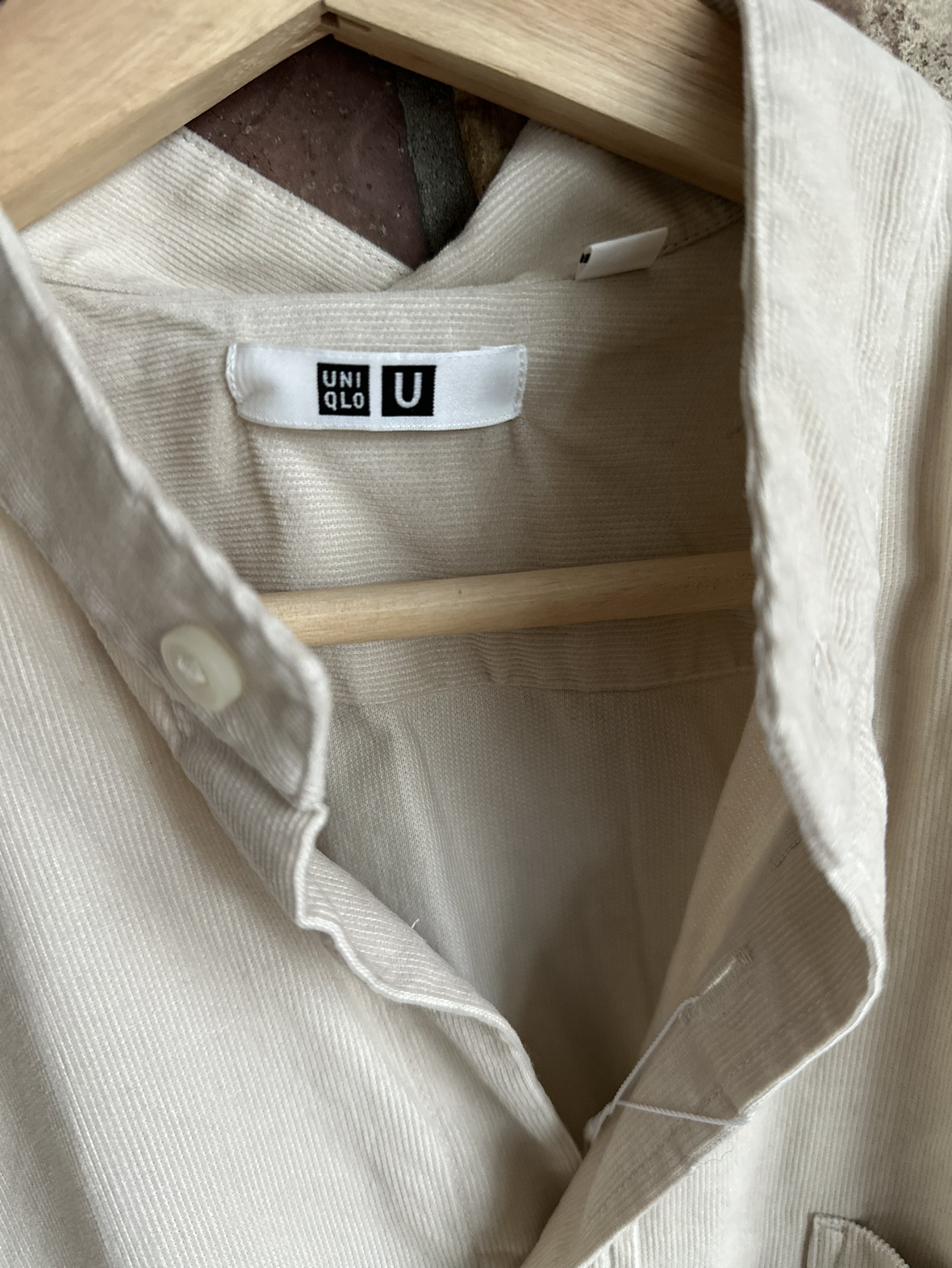 *NEW* UNIQLO Corduroy Stand Collar Long Sleeve Shirt - photo 3