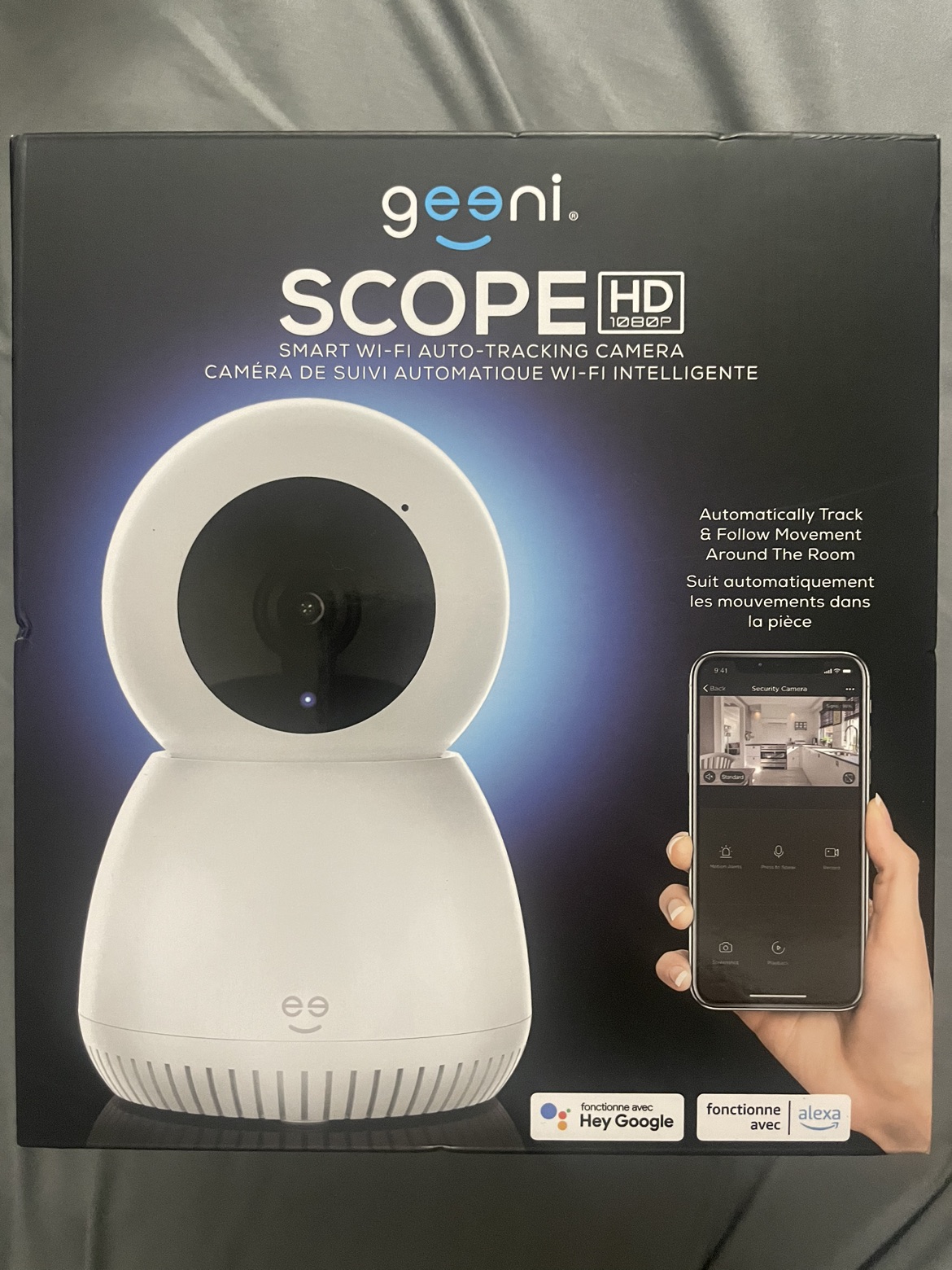 Geeni scope wifi indoor smart motion tracking security camera