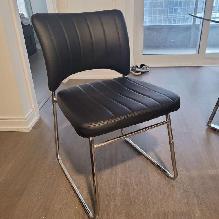 Black Dining Chair Set - photo 2