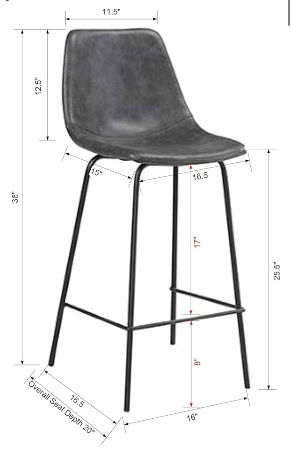 Brand new bar stools - photo 4