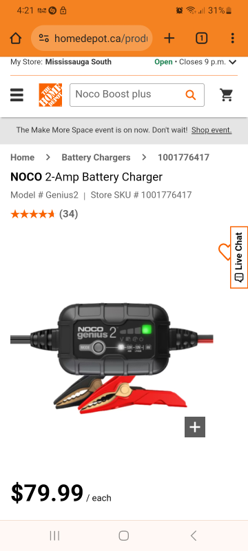 Noco Battery Charger
