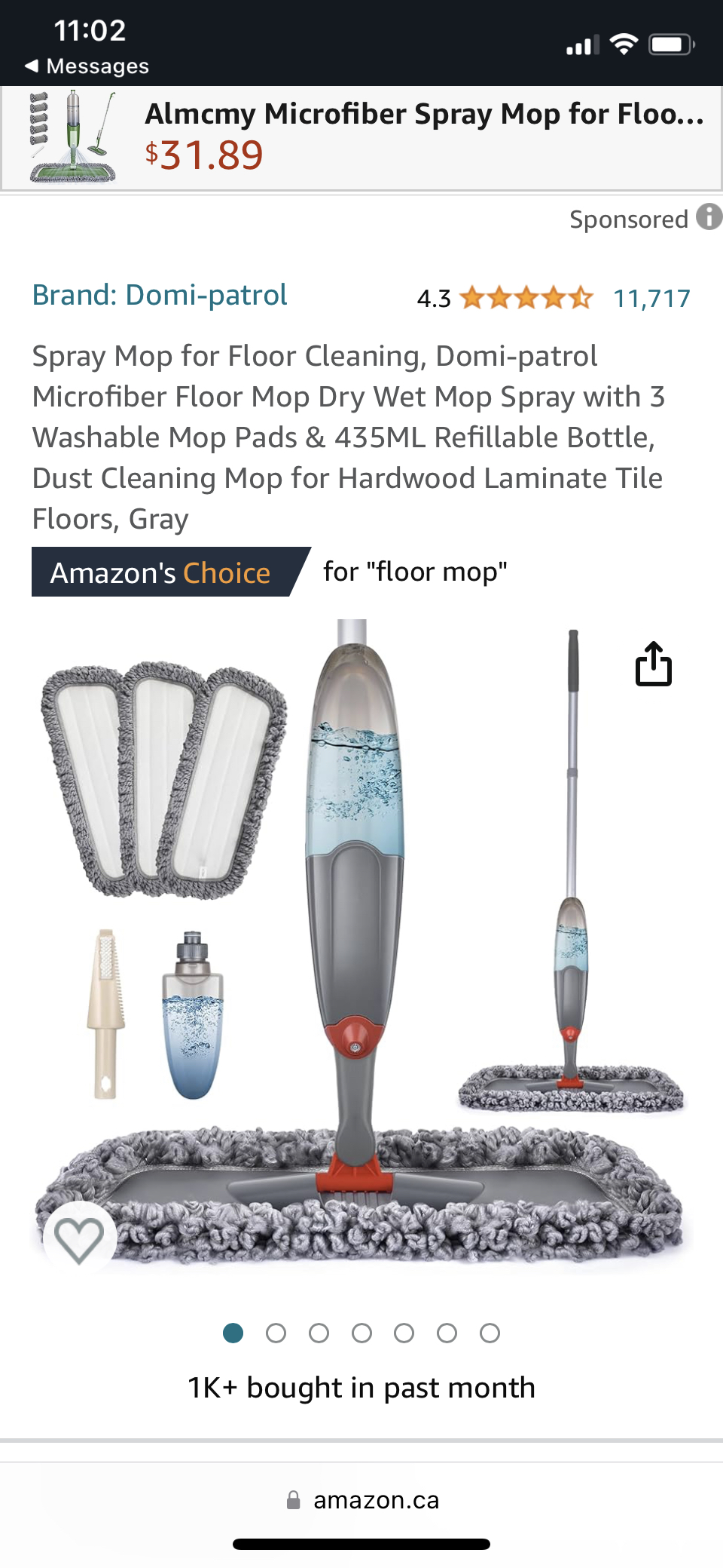 Spray Mop for Floor Cleaning - photo 4