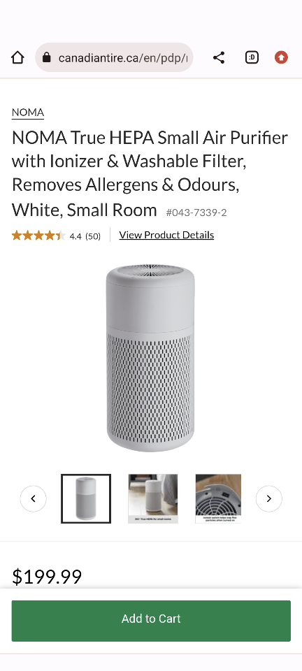 Noma Air purifier