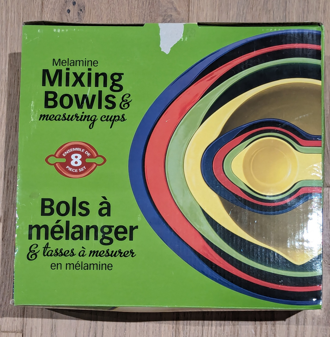 Melamine mixing bowls (set of 4 bowls) - Never used thumbnail