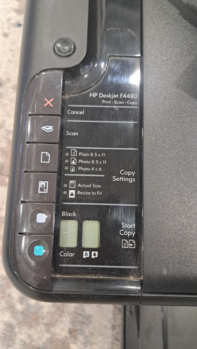 HP Deskjet F4480 Printer - photo 3