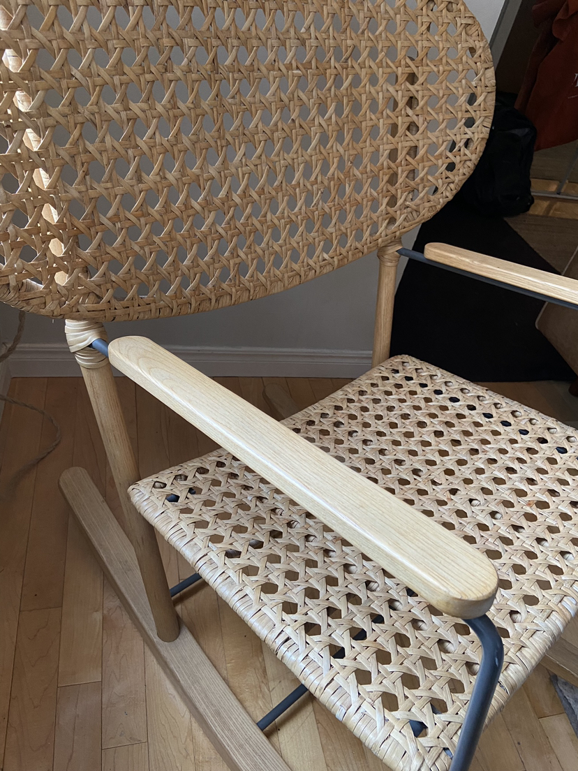 Ilea Gronadal Rocking Chair - Solid Wood and Steel Frame - photo 5