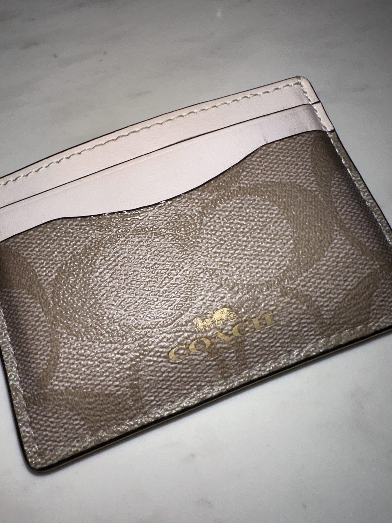 Coach card holder