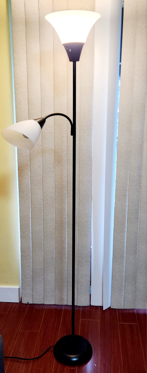 Floor Lamp. Double lamp reading and uplighter - photo 2