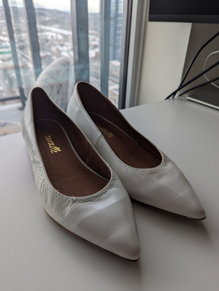 L'Intervalle White Shoes Size 7