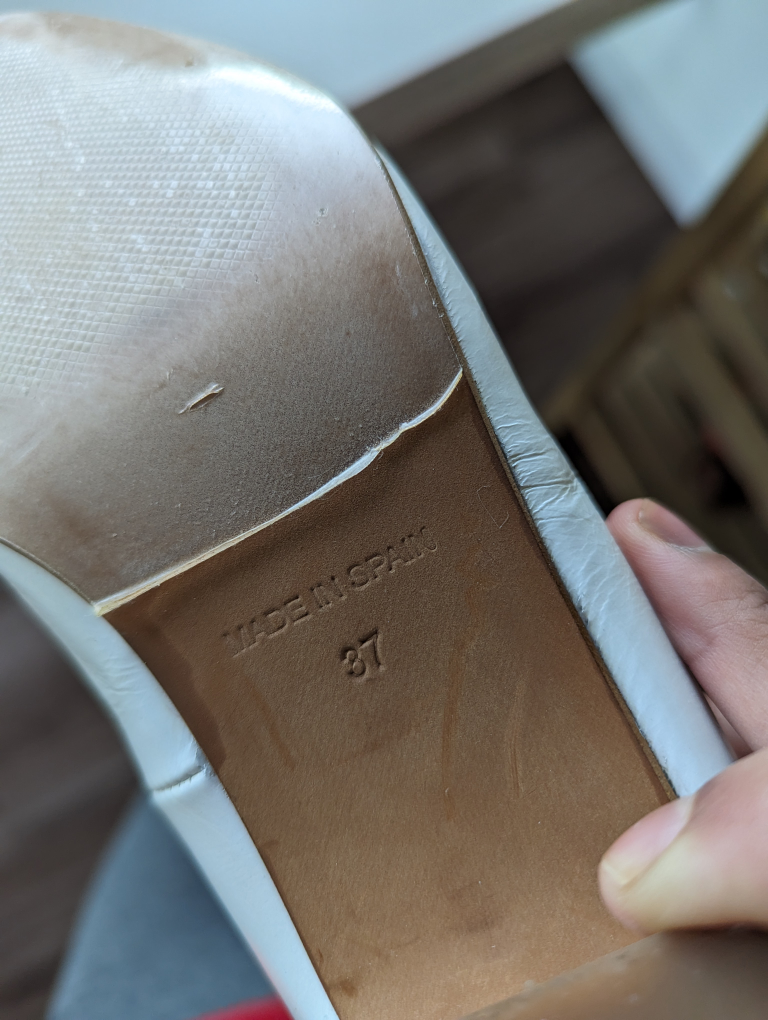 L'Intervalle White Shoes Size 7 - photo 3