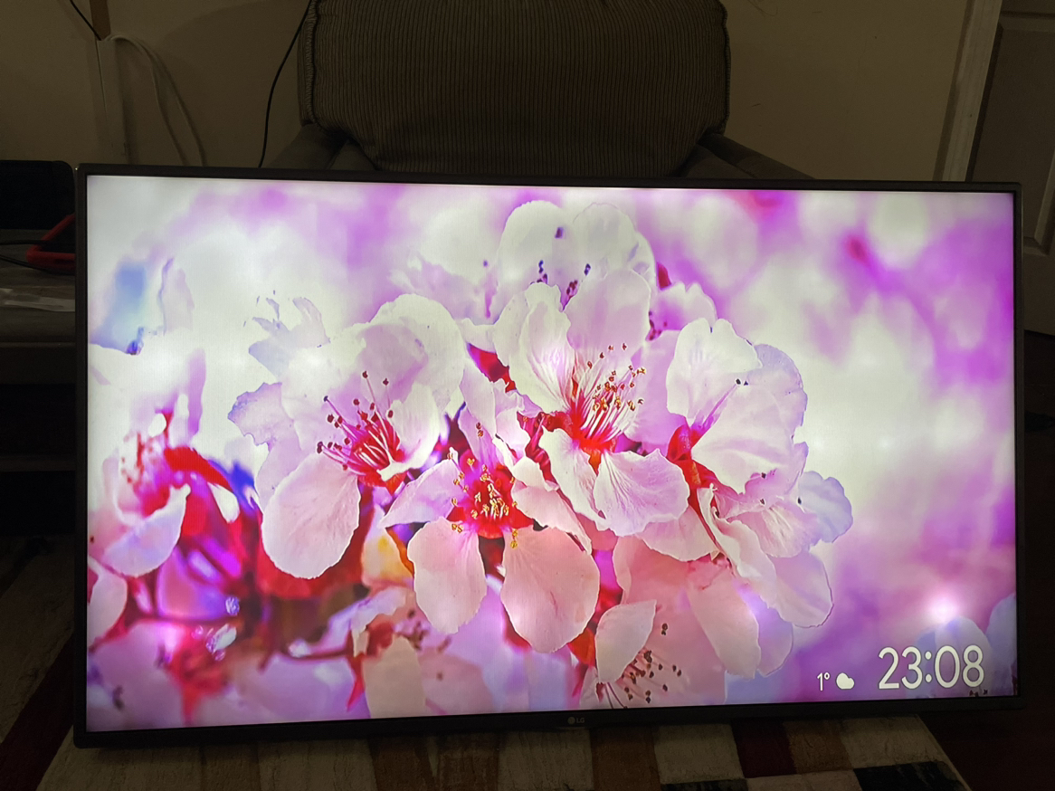 LG LED TV 55” with Chrome cast dongle to make it smart tv thumbnail