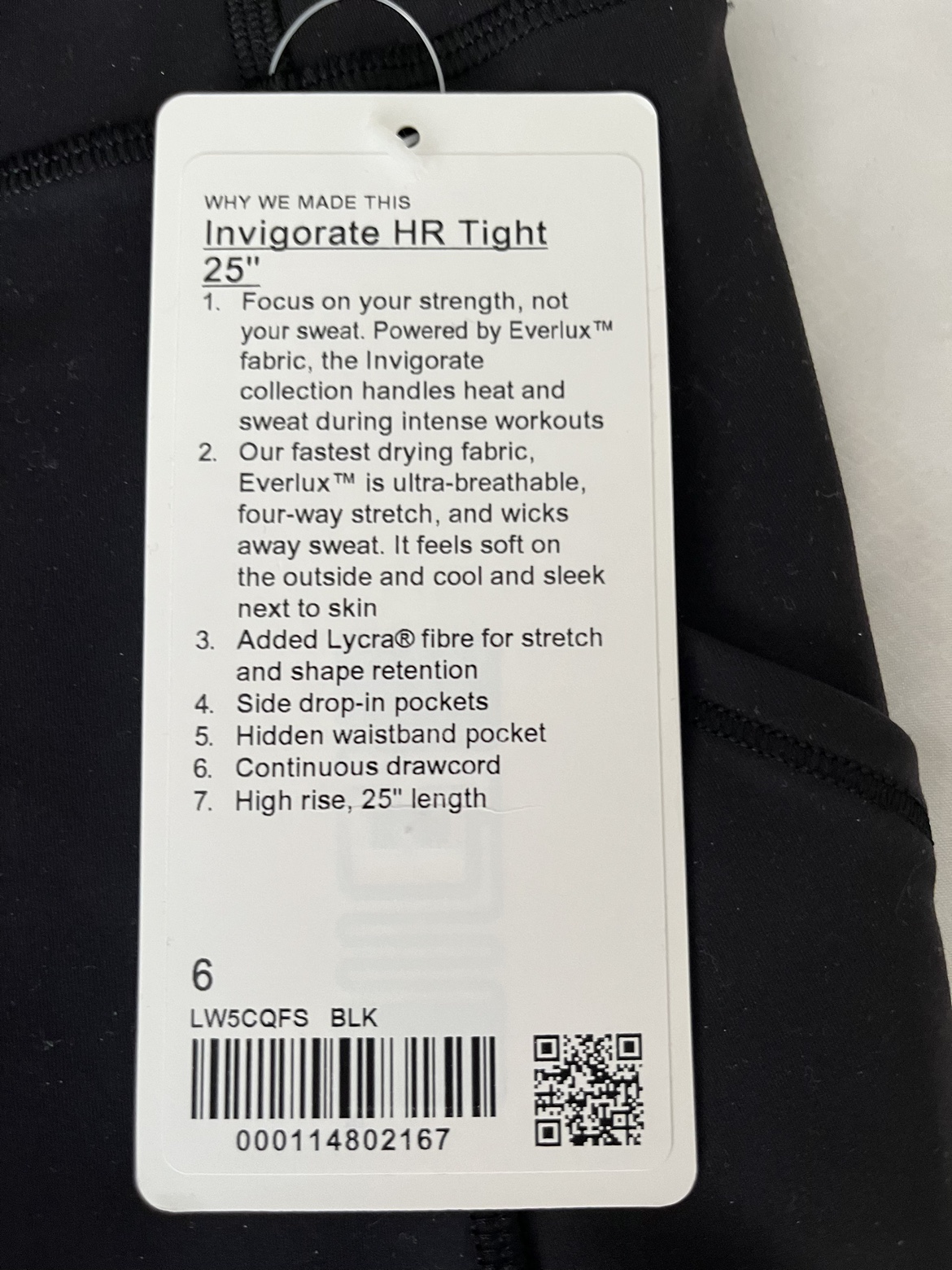 Lululemon - Invigorate High-Rise Tight 25" - NWT - photo 3