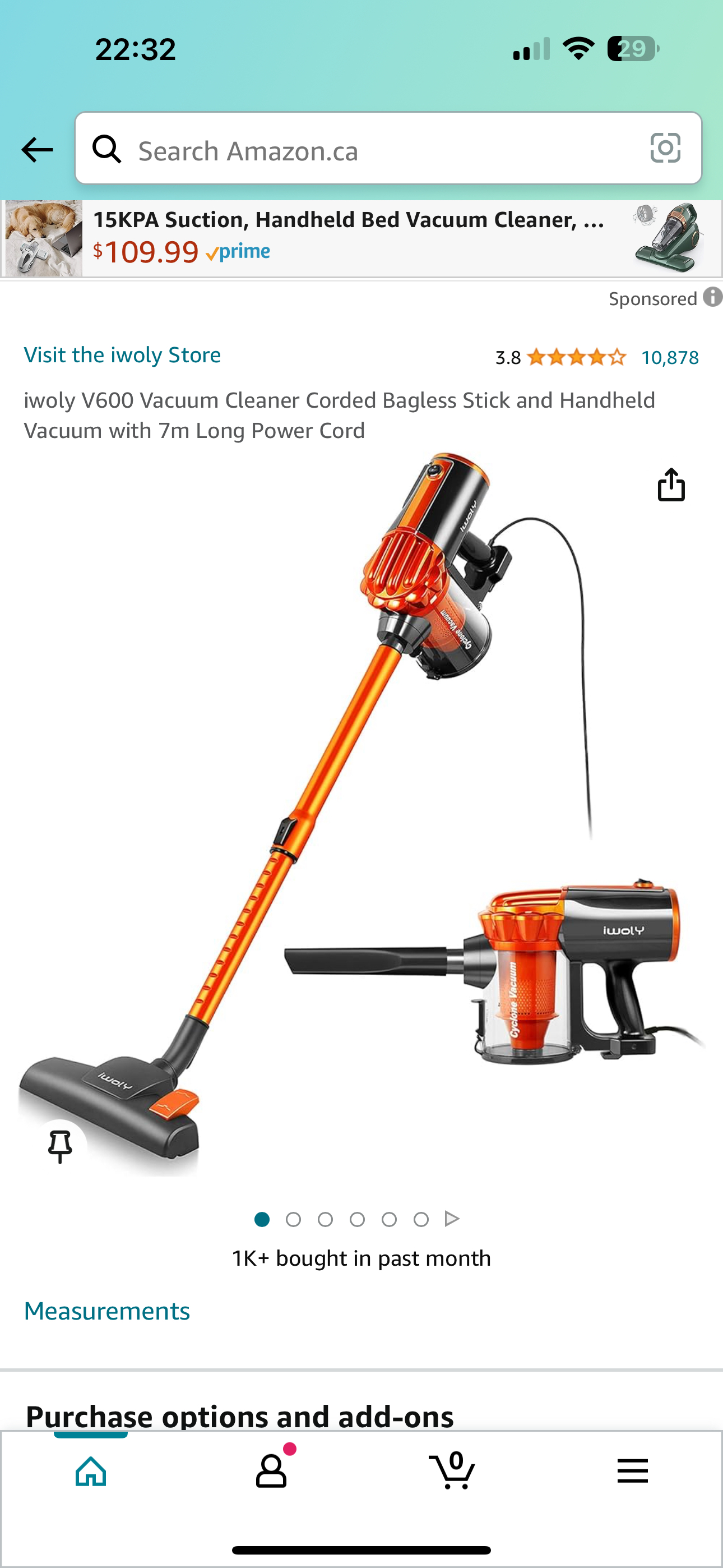 Vacuum cleaner: good condition