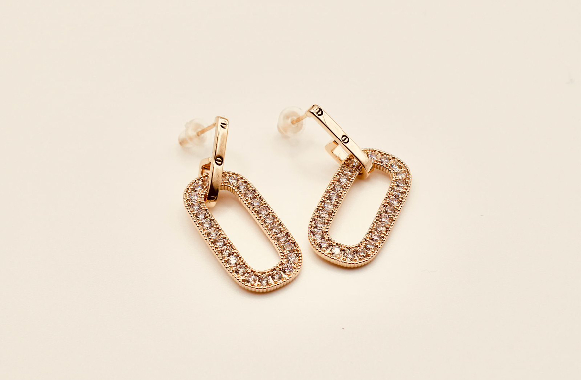 Chain Link Earrings - photo 2