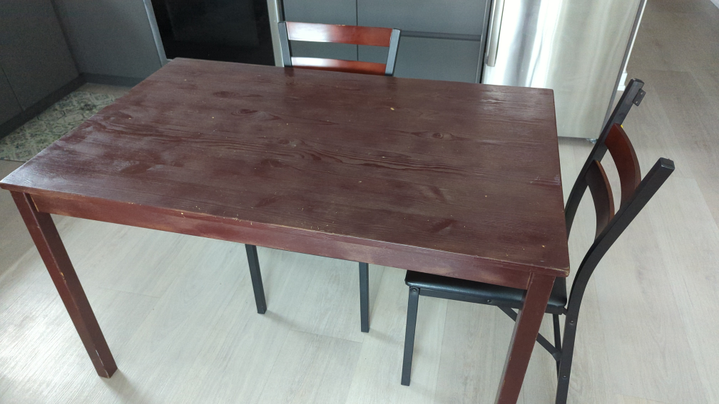 solid wood table thumbnail
