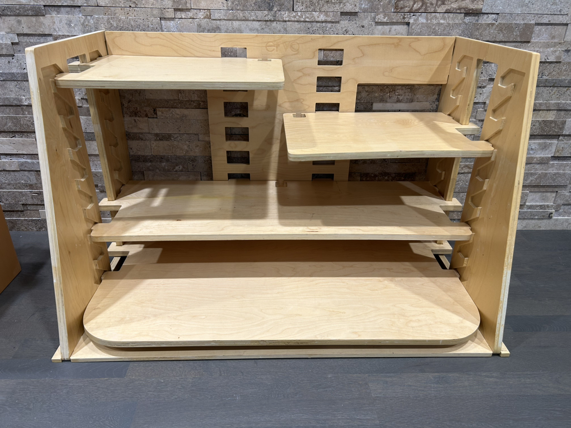ERVO wooden sit to stand desk