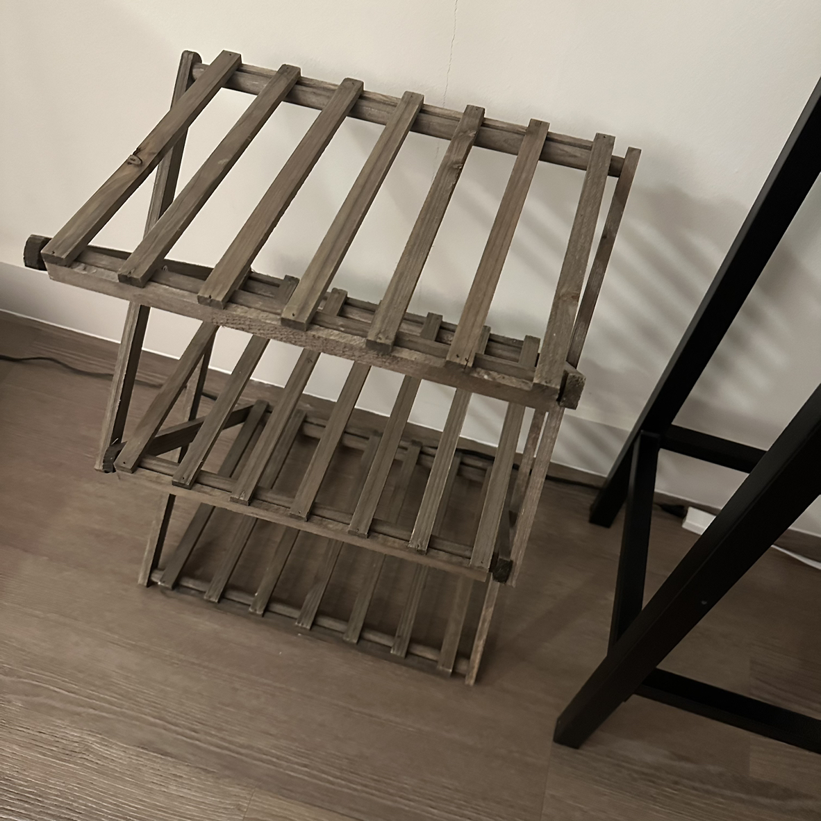 small wood organizer shelf