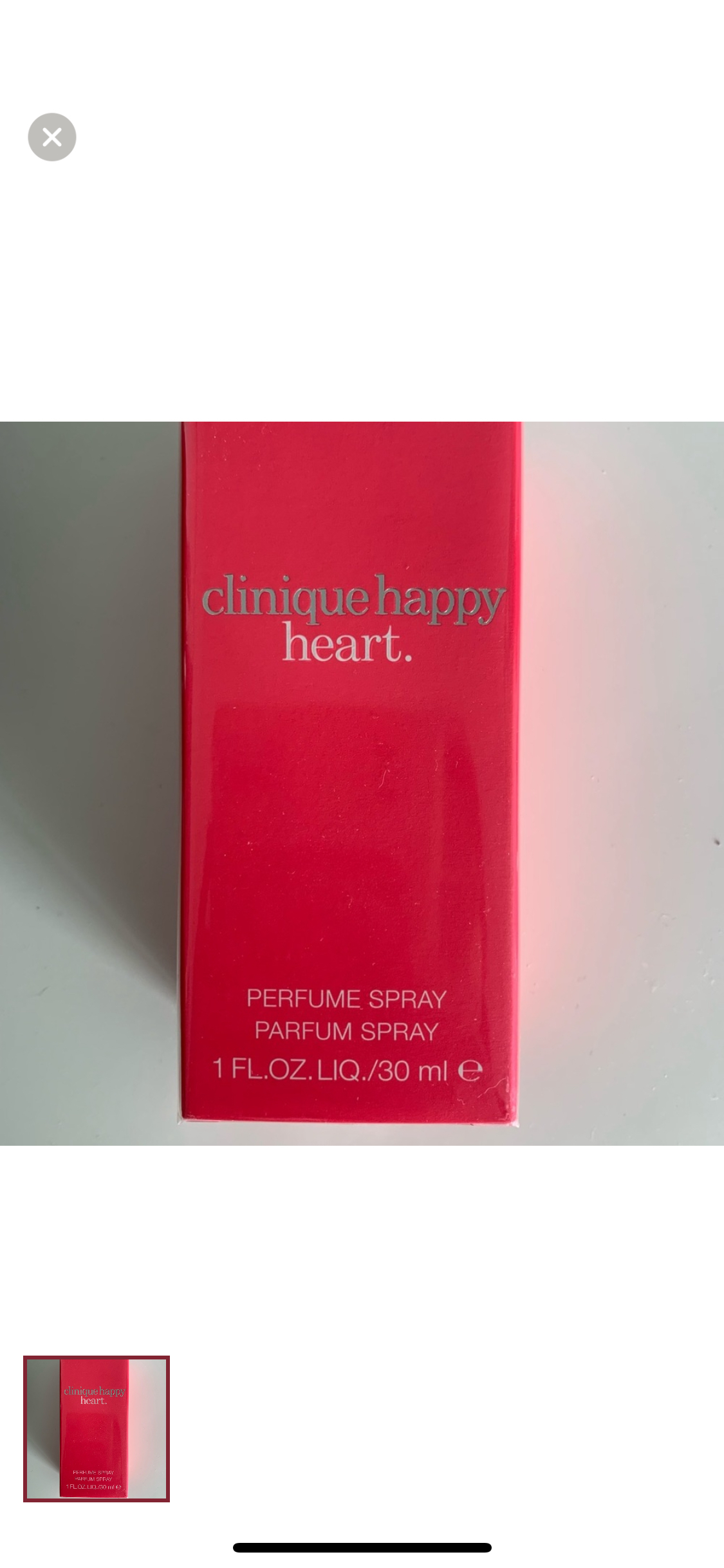Clinique Happy Heart perfume 30ml thumbnail