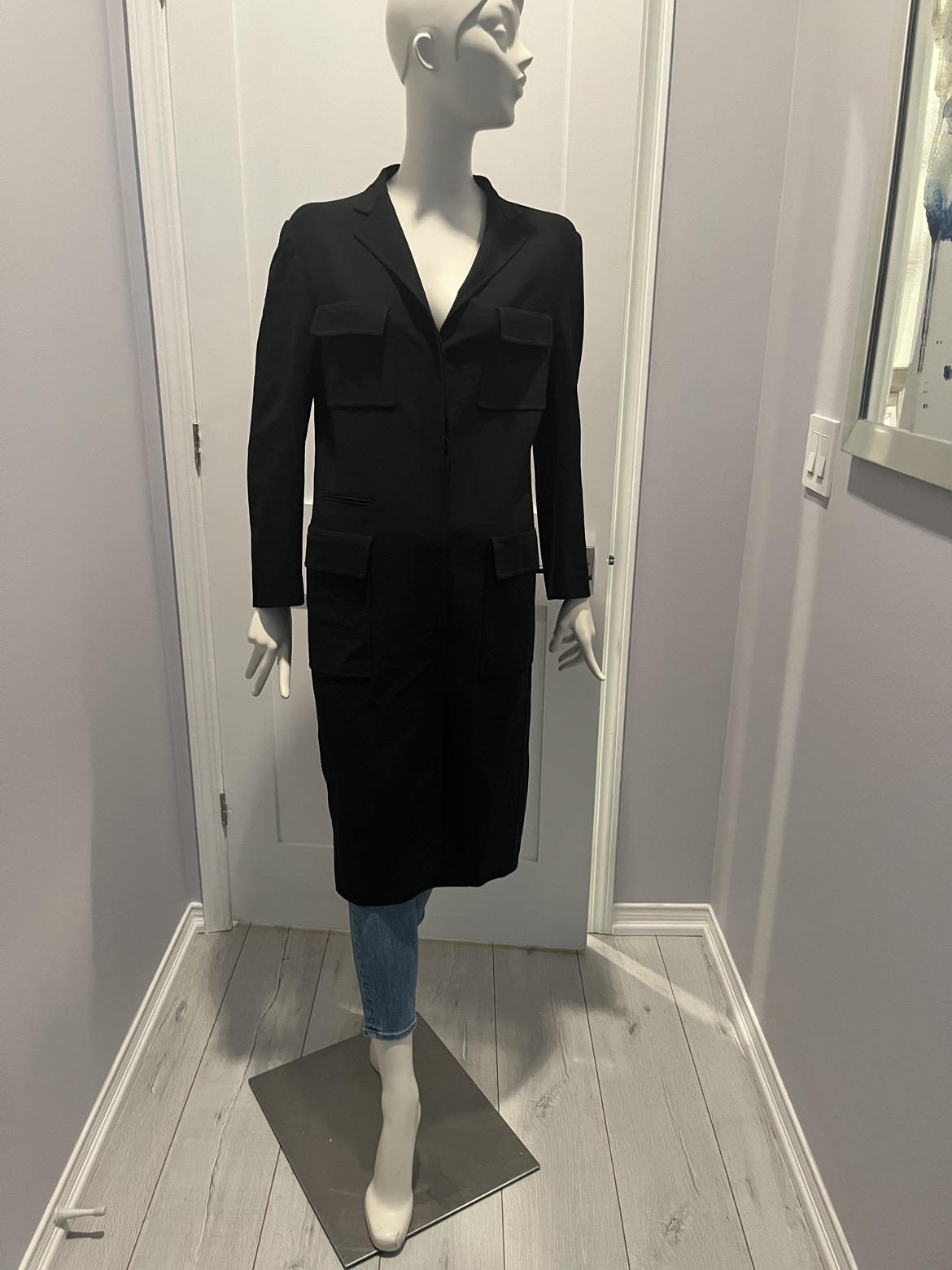 Gucci Coat Black Size 42 Medium thumbnail