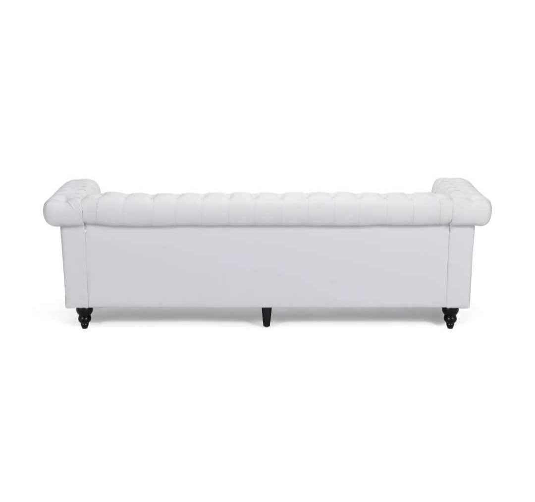 Beautiful Vegan Leather Tufted Sofa - photo 4