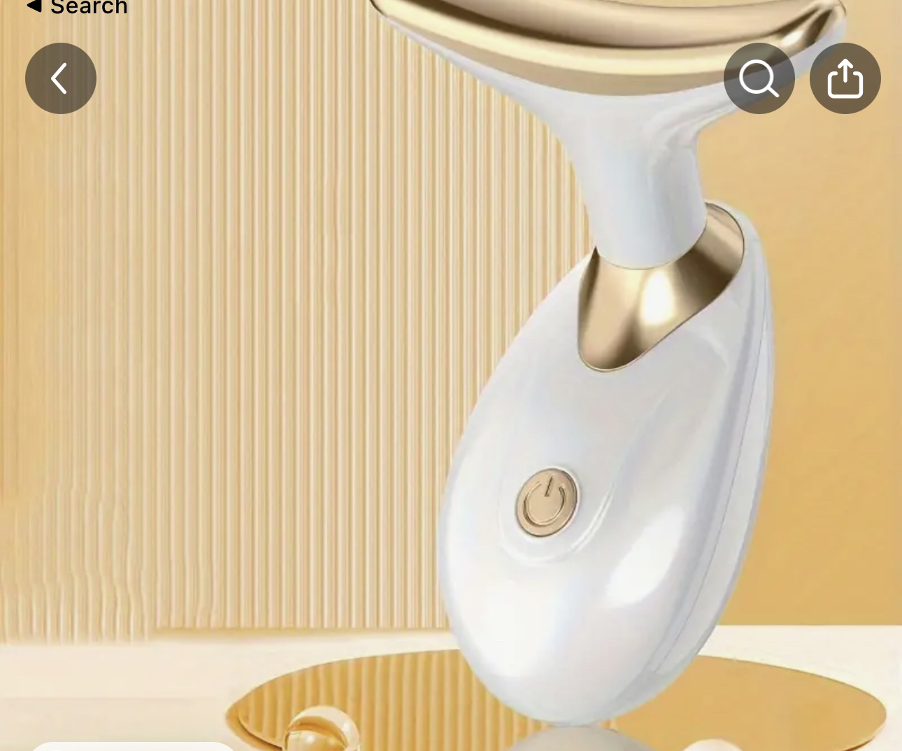 Color black , Massager, Facial V-face skin massager - photo 3