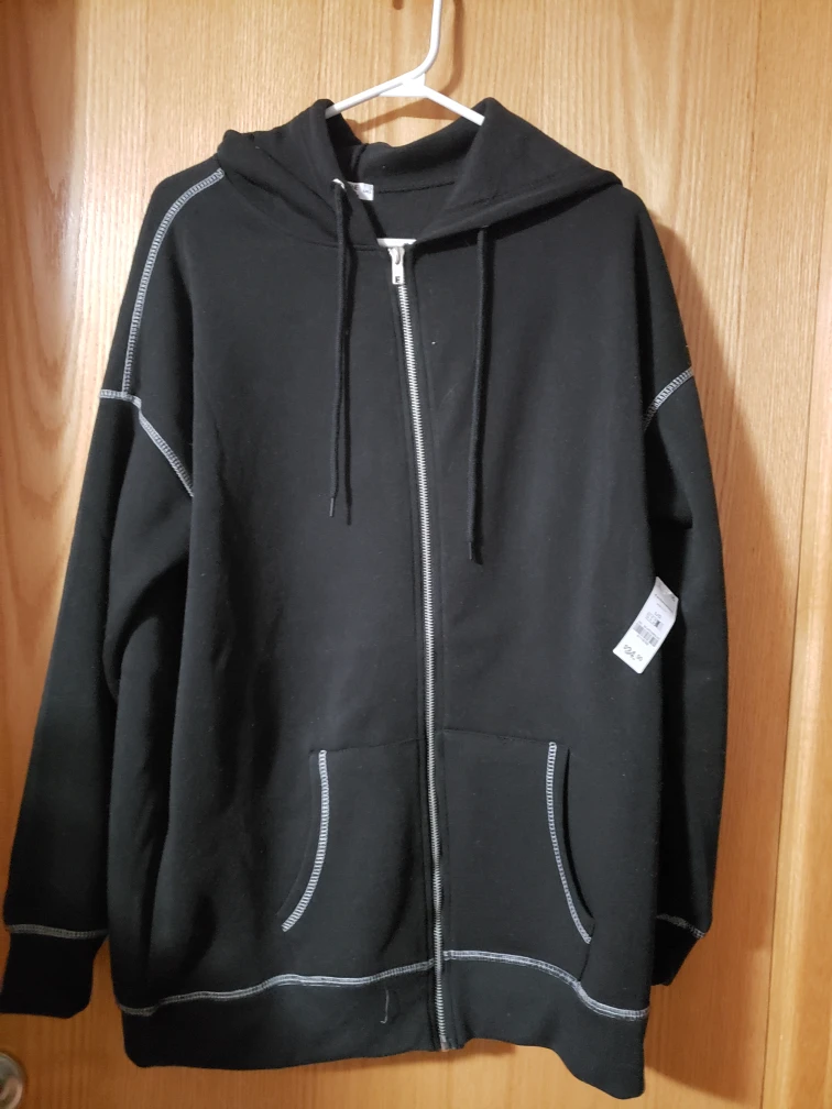 black hoodie
