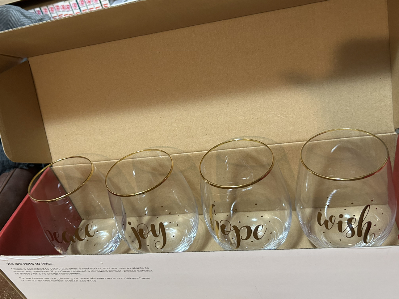 #freecycle Festive wine glasses - photo 3