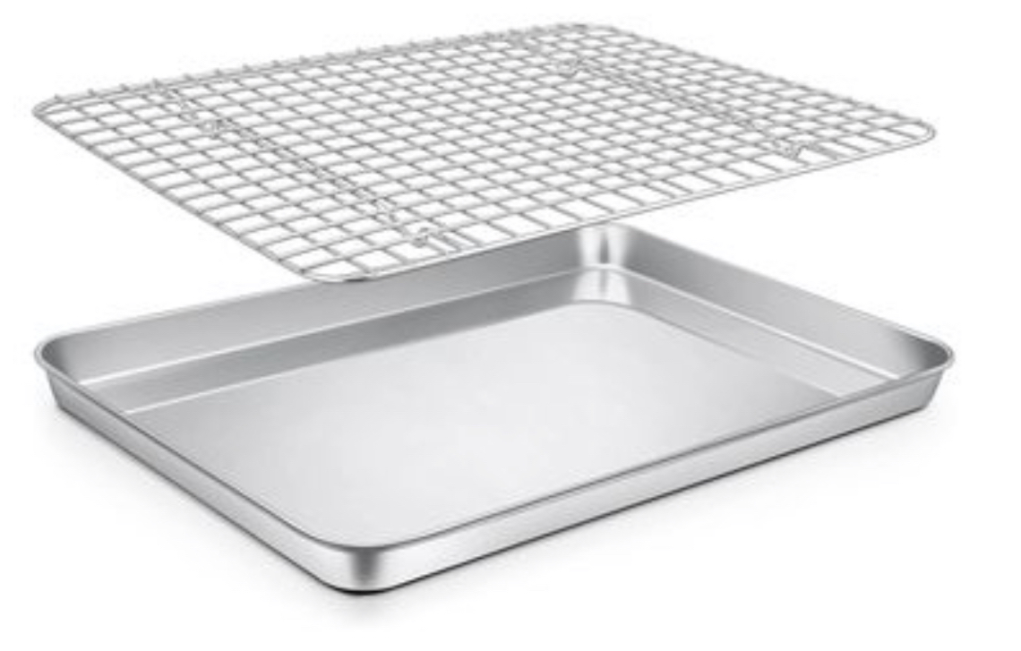 Oven pan with rack set thumbnail